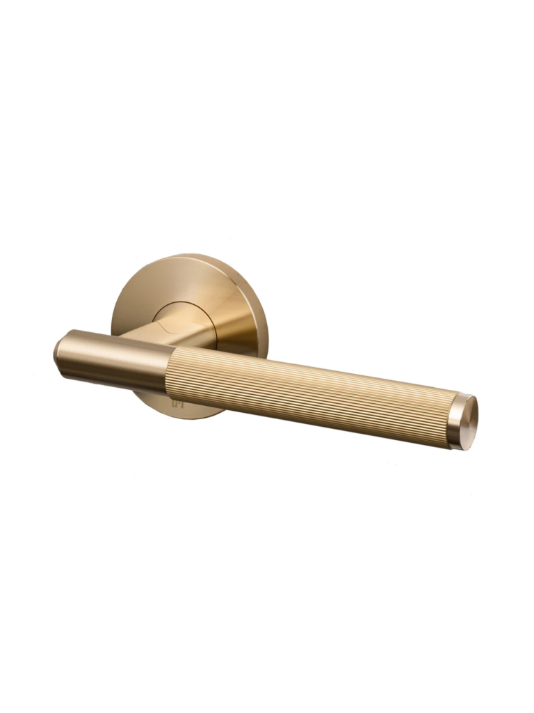 Door Handle Set Linear Sprung